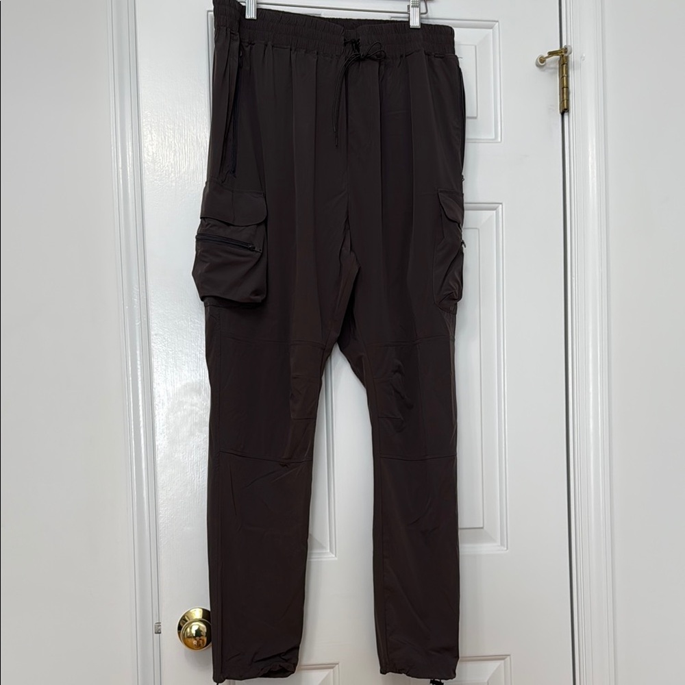 Represent XL Grey Men's Black Cargo Pants